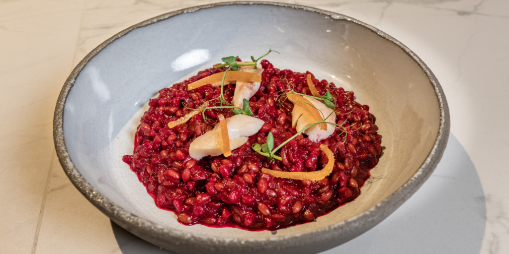 Rezept: Emmer-Risotto mit Roten Rüben Rezept: Emmer-Risotto mit Roten Rüben