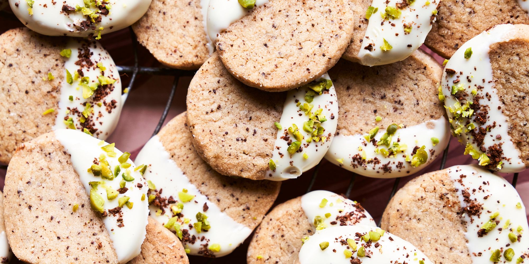 Espresso-Shortbread mit weißer Schokolade ★ Rezept