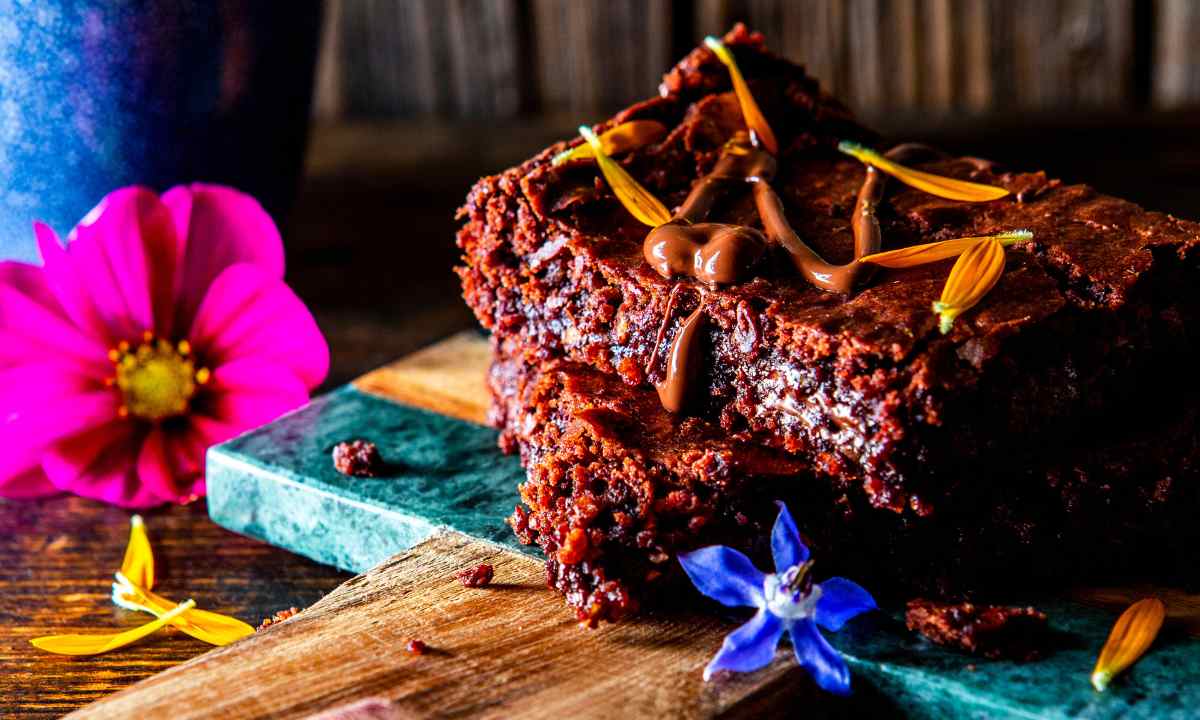 Bohnenbrownies mit Haferflocken