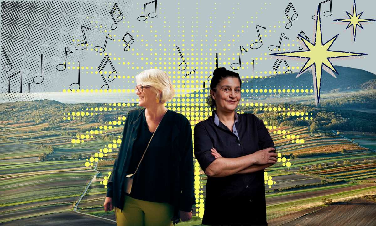 Dorli Muhr und Parvin Razavi