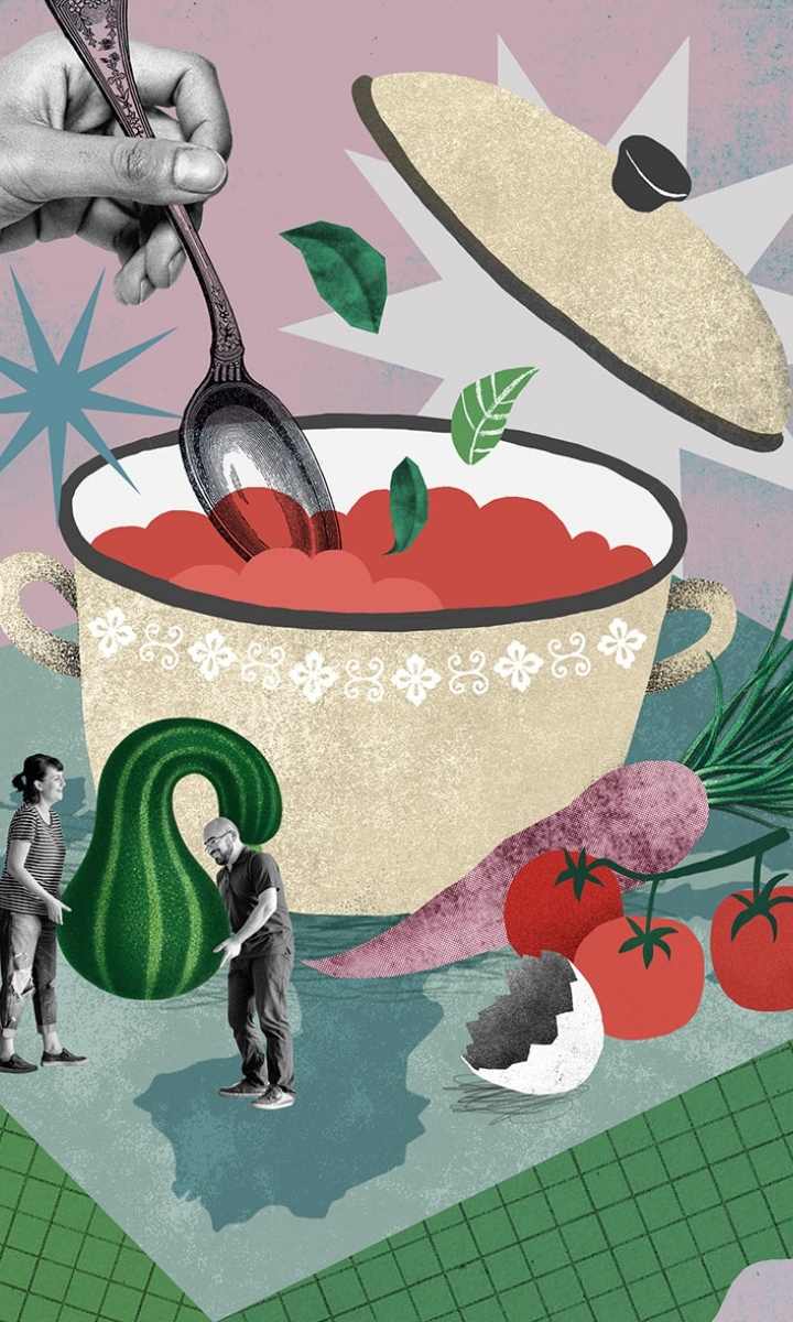 Gaumen Hoch Illustration