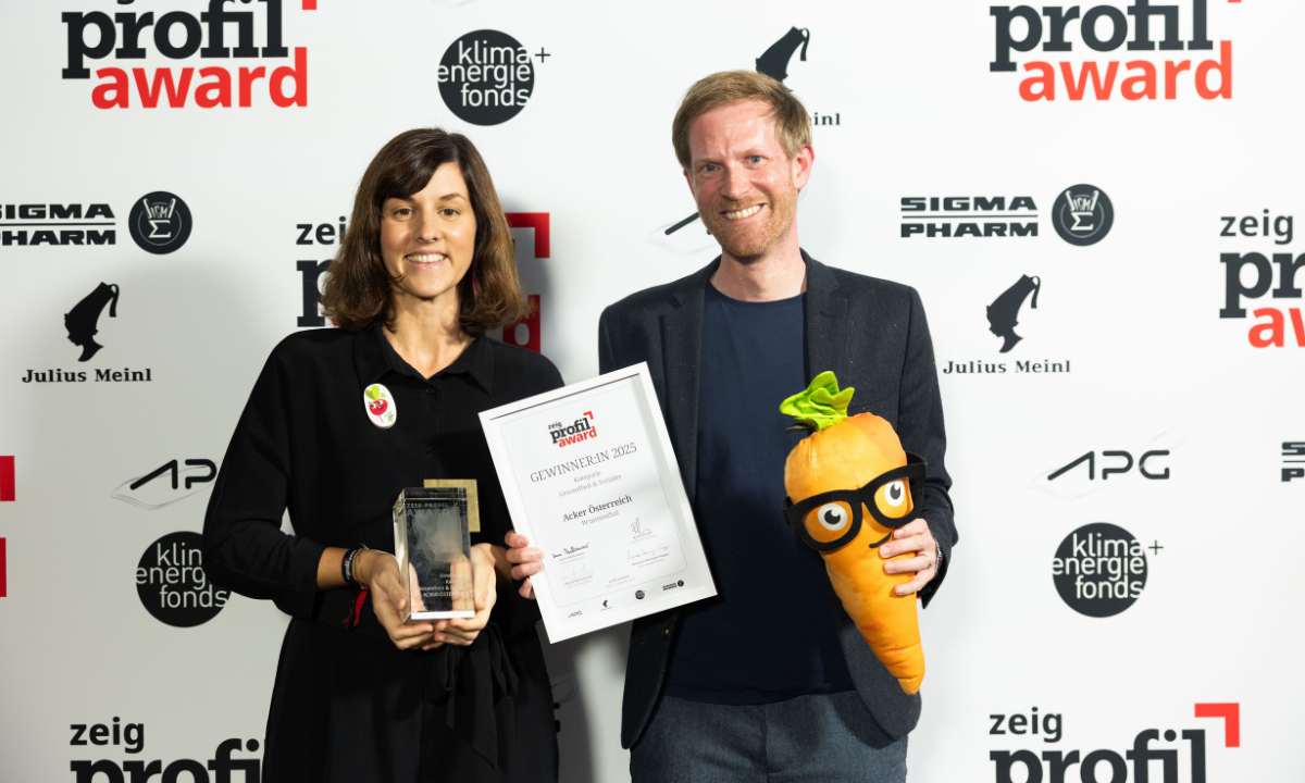 Acker gewinnt Zeig Profil Award 2025