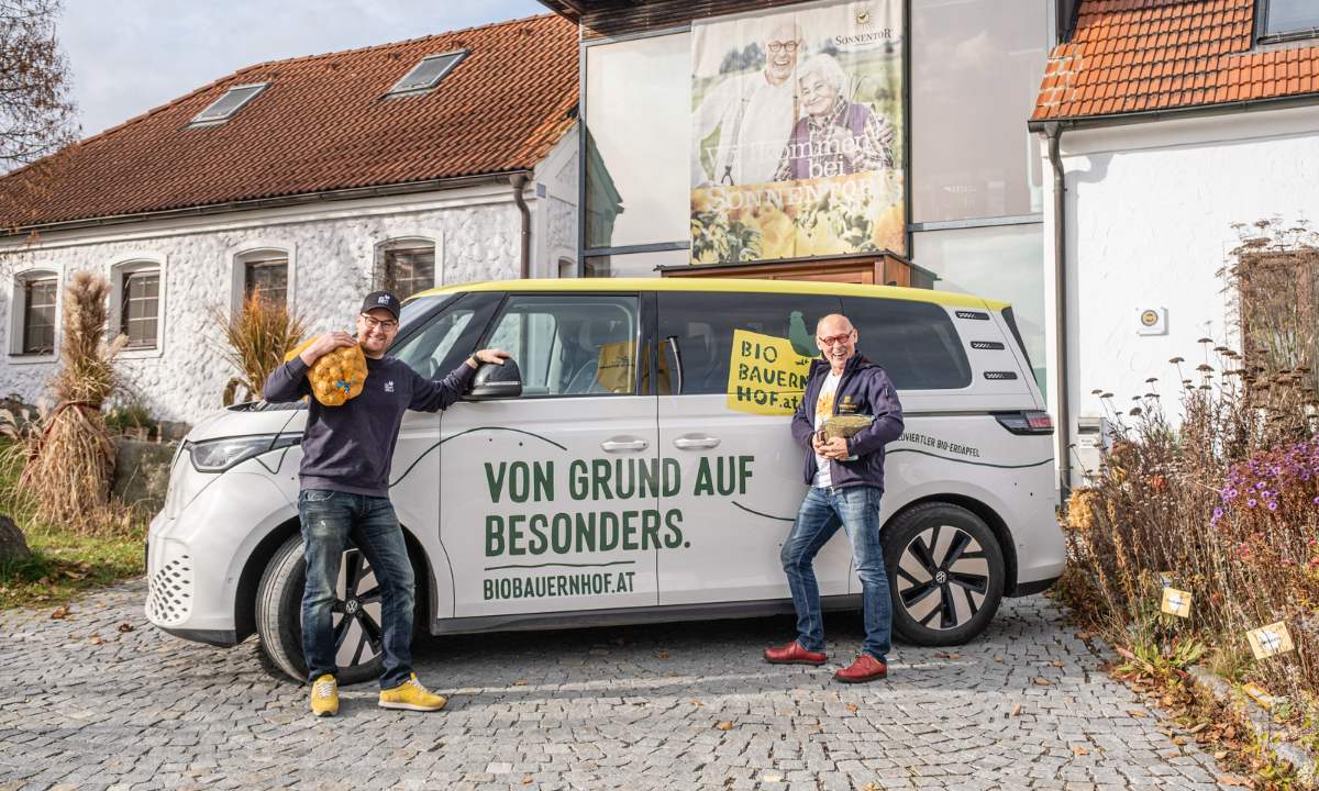 Erdäpfel-Spendenaktion des BioBauernhof Böhm