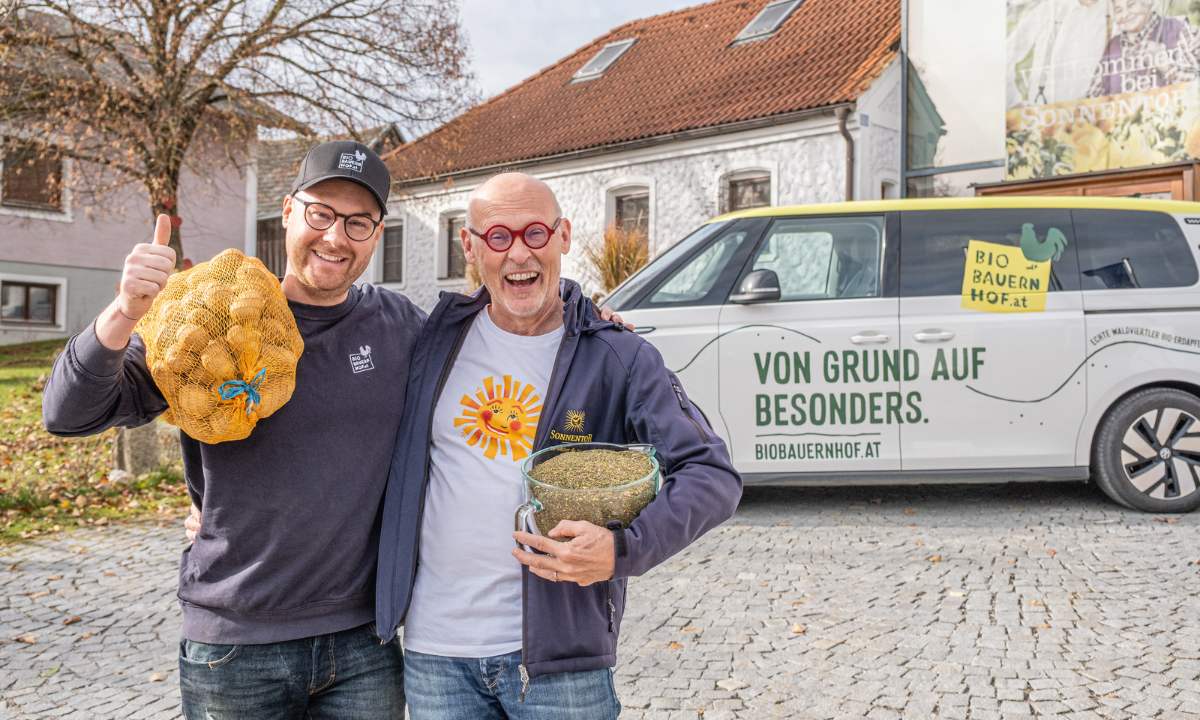 Erdäpfel-Spendenaktion des BioBauernhof Böhm