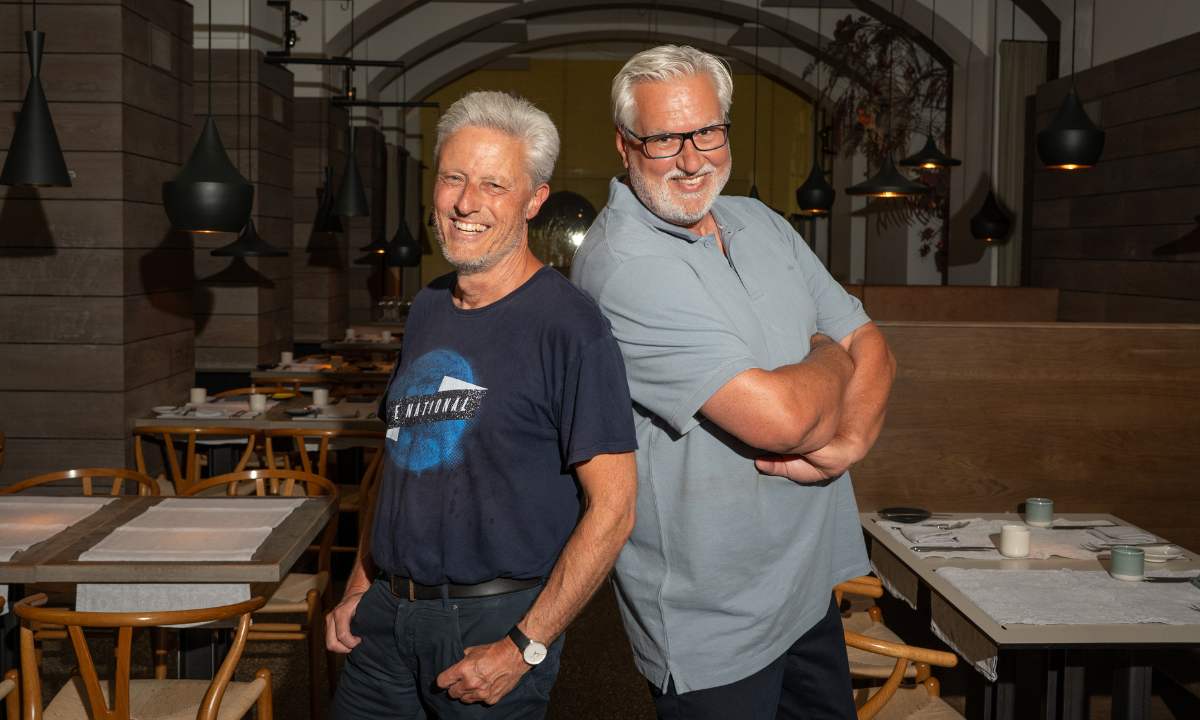 Kabarettist Florian Scheuba und Gault&Millau-Cheftester Jürgen Schmücking