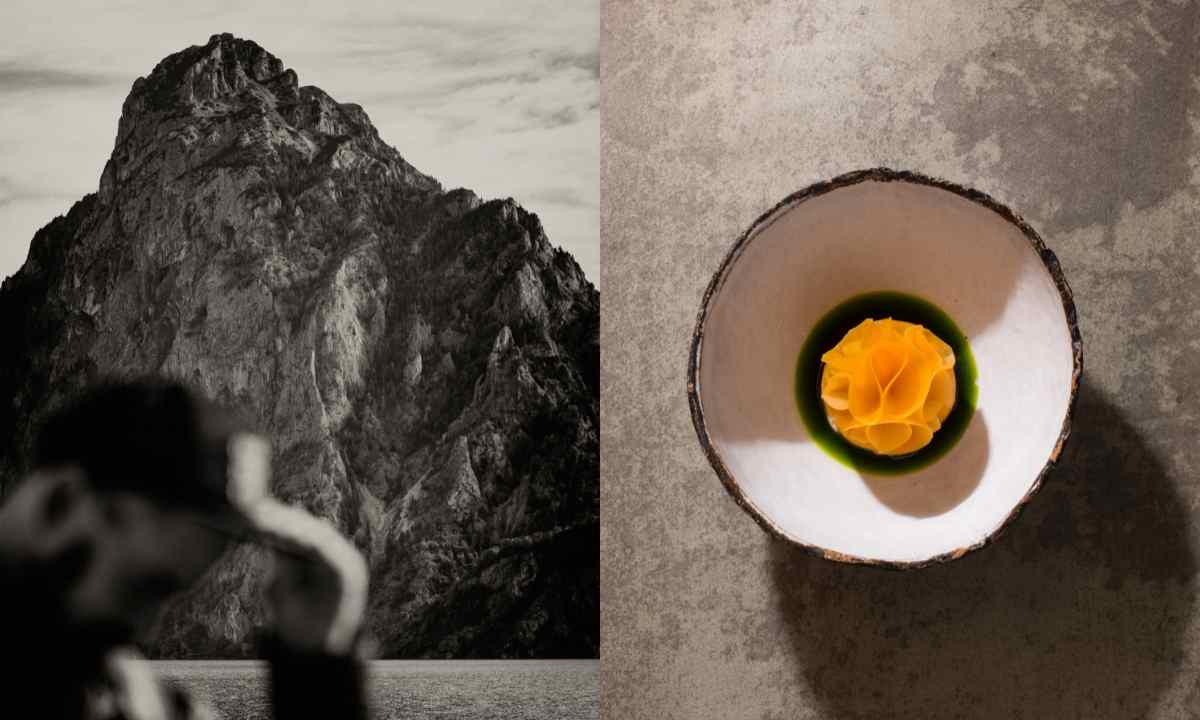 German Gold Paradeiser, geräucherte Haselnüsse, Liebstöckel, Butternusskürbis