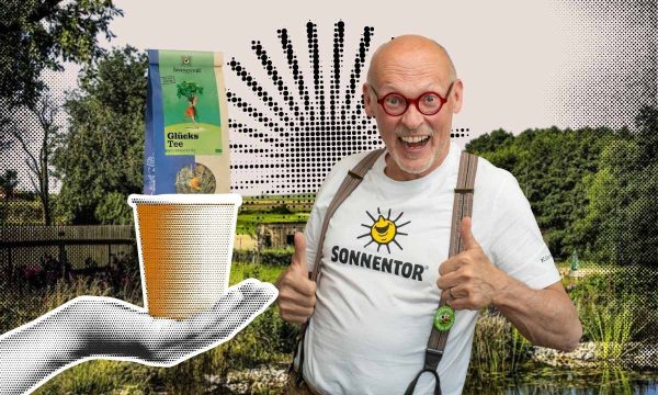 Johannes Gutmann von Sonnentor im Gaumen Hoch Podcast mit Alexandra Seyer Gmeinbauer