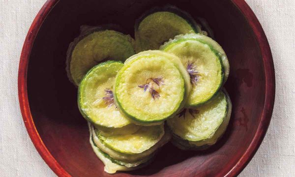 Zucchini in Buchweizenteig